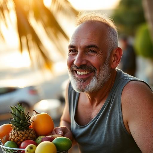 Josué Almeida, Banca de frutas na feira — Recife/PE